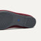 The sole of The Max Square Mary Jane in ReVelvet™ Syrah shown in diagonal view.