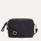 PDP |The Crossbody Camera Bag in  Black Sand, shown from the front. 
