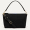 PDP | The Daily Crossbody in Revelvet™ Black  shown from the front.
