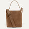 PDP | The Bucket Bag Revelvet™ Cinnamon shown from the front.