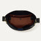 The Bucket Bag in ReVelvet™ Black shown from the top with base insert.