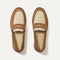 The Penny Loafer in Cortado shown from the top. 