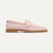 The Penny Loafer in Light Pink shown from the side. 