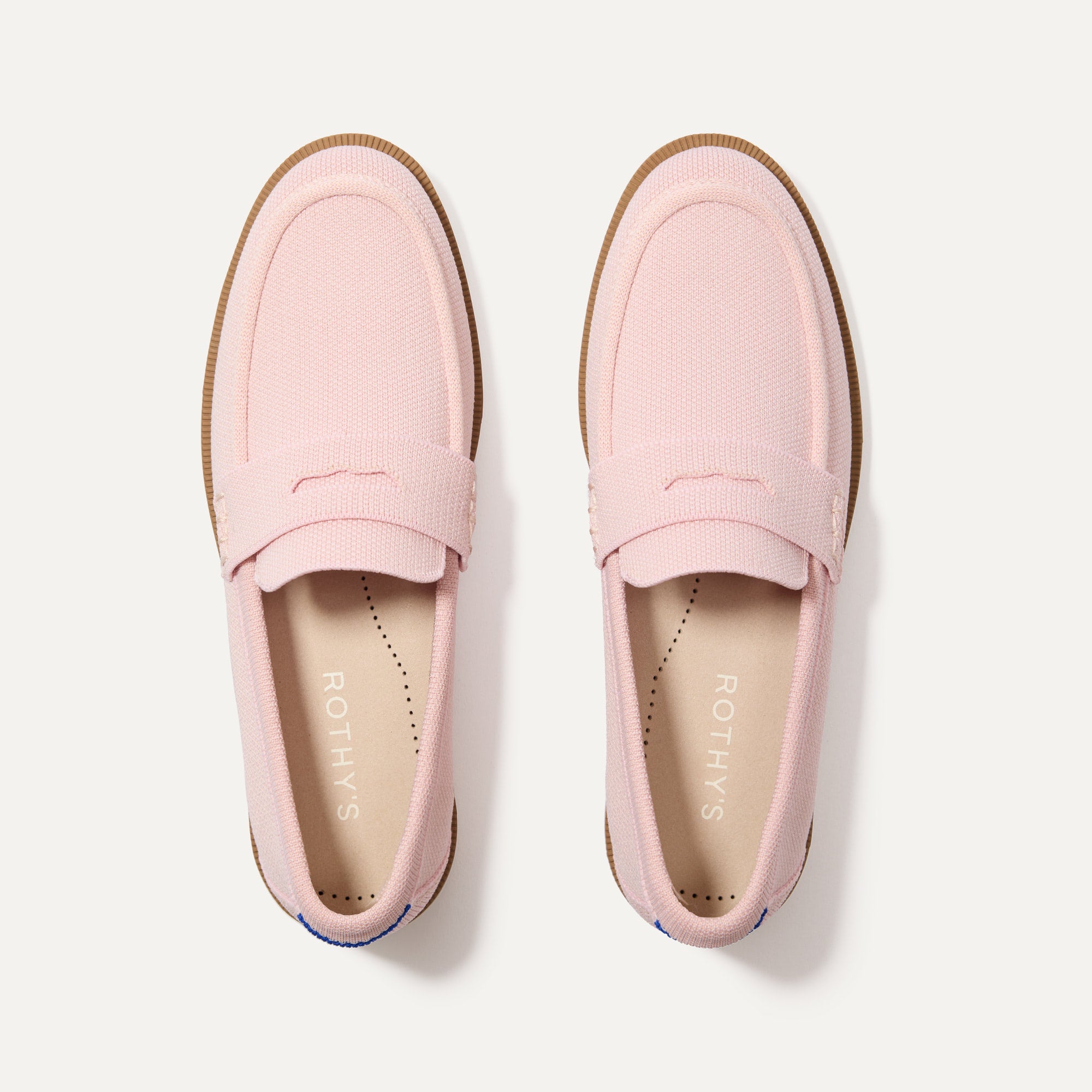 Pink Rothys Clogs The Penny Loafer in Light Pink for Women | Rothy's