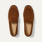 The Penny Loafer in ReVelvet Russet shown from the top.