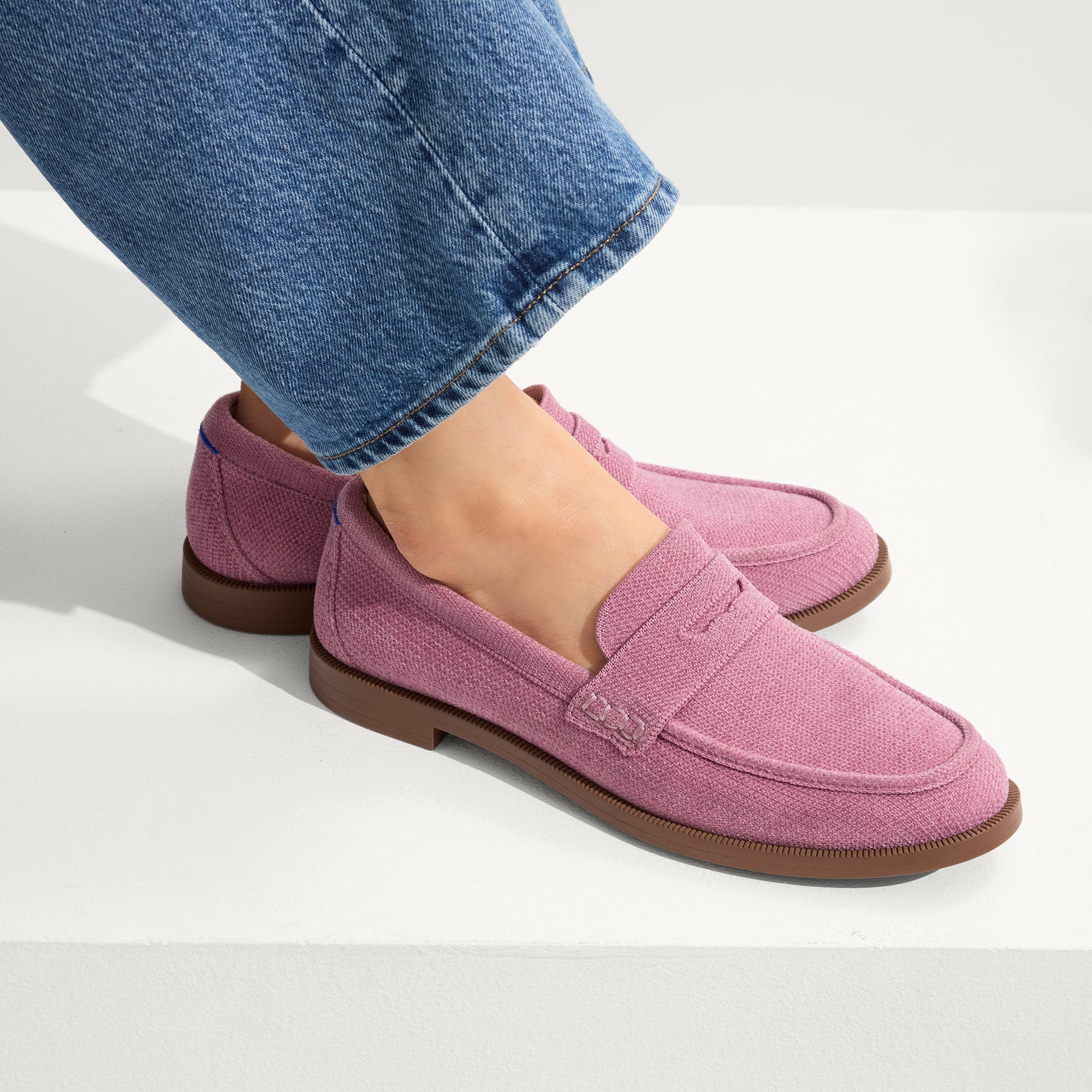 The Penny Loafer in ReVelvet™ Lilac for Women | Rothy's