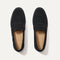 The Penny Loafer in ReVelvet™ Black shown from the top.
