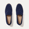 The Penny Loafer in ReVelvet™ Navy shown from the top.