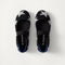 PDP | The Kids Mary Jane in ReVelvet™ Metallic Stardust shown from the top.