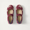 PDP | The Kids Mary Jane in ReVelvet™ Metallic Twinkleberry shown from the top.
