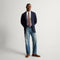 Alternate image of Model wearing The Ravello Penny Loafer in Russet. 