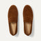 The Ravello Penny Loafer in Russet shown from the top. 
