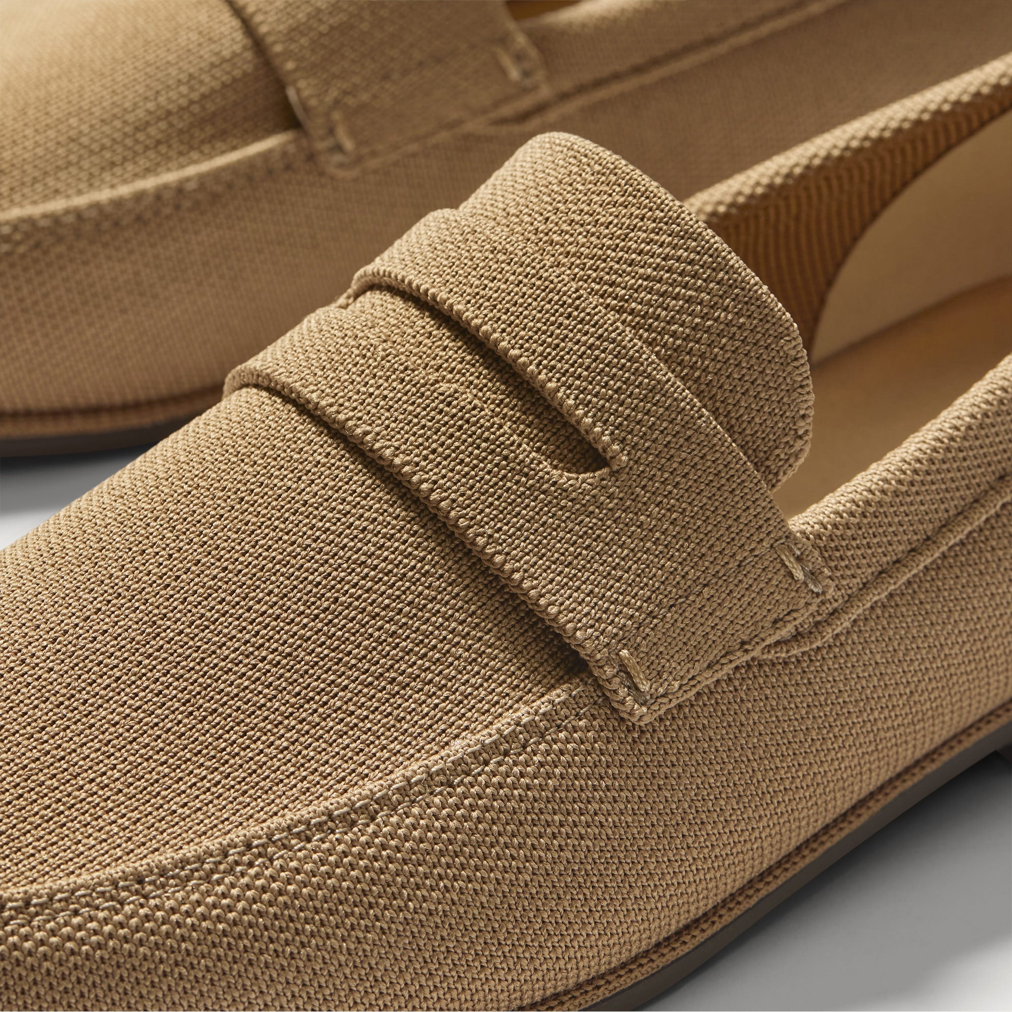 Rothy\'s Men\'s Penny Loafers in Light Beige Canvas Rothy main image 4