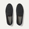 The Ravello Penny Loafer in Black shown from the top. 