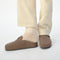 Model wearing The Men's Cozy Clog in Sparrow.