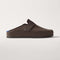side | The Teddy Men's Clog in Umber Herringbone hown from the side.  