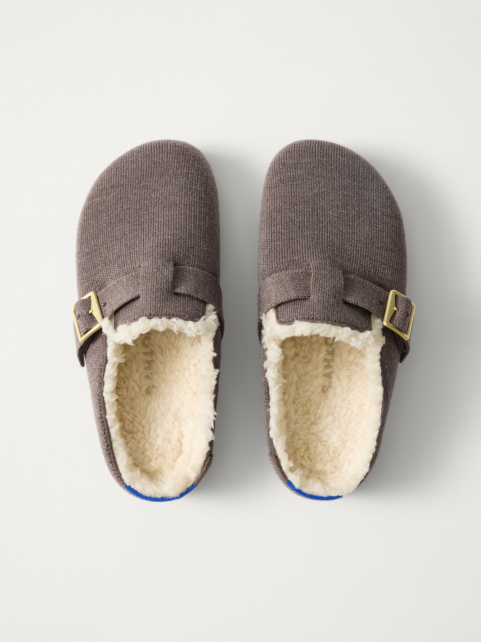Teddy Buckle Clog Porcini