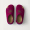 PDP | The Kids Clog in ReVelvet™ Fuchsia Burst shown from the top.