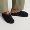 hover | Model wearing The Casual Clog in ReVelvet™ Black.