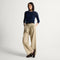Alternate view of a model wearing The Casual Clog in ReVelvet™ Cheetah. 