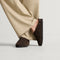 hover | Model wearing The Casual Clog in ReVelvet™ Cheetah.