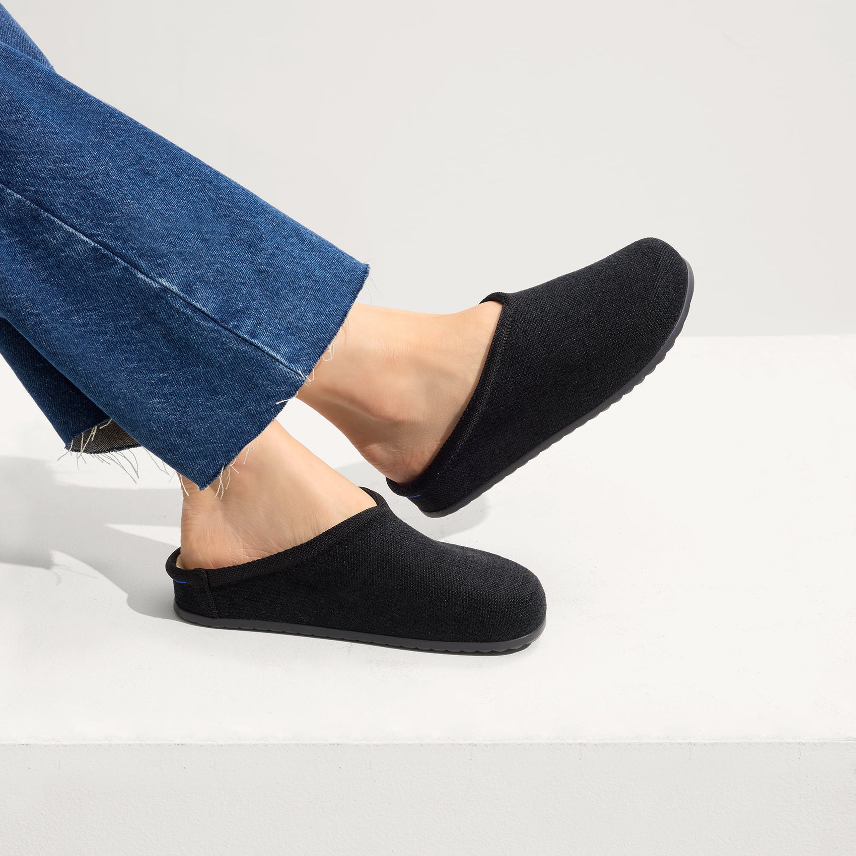 Cozy Bit Loafer Mule Black