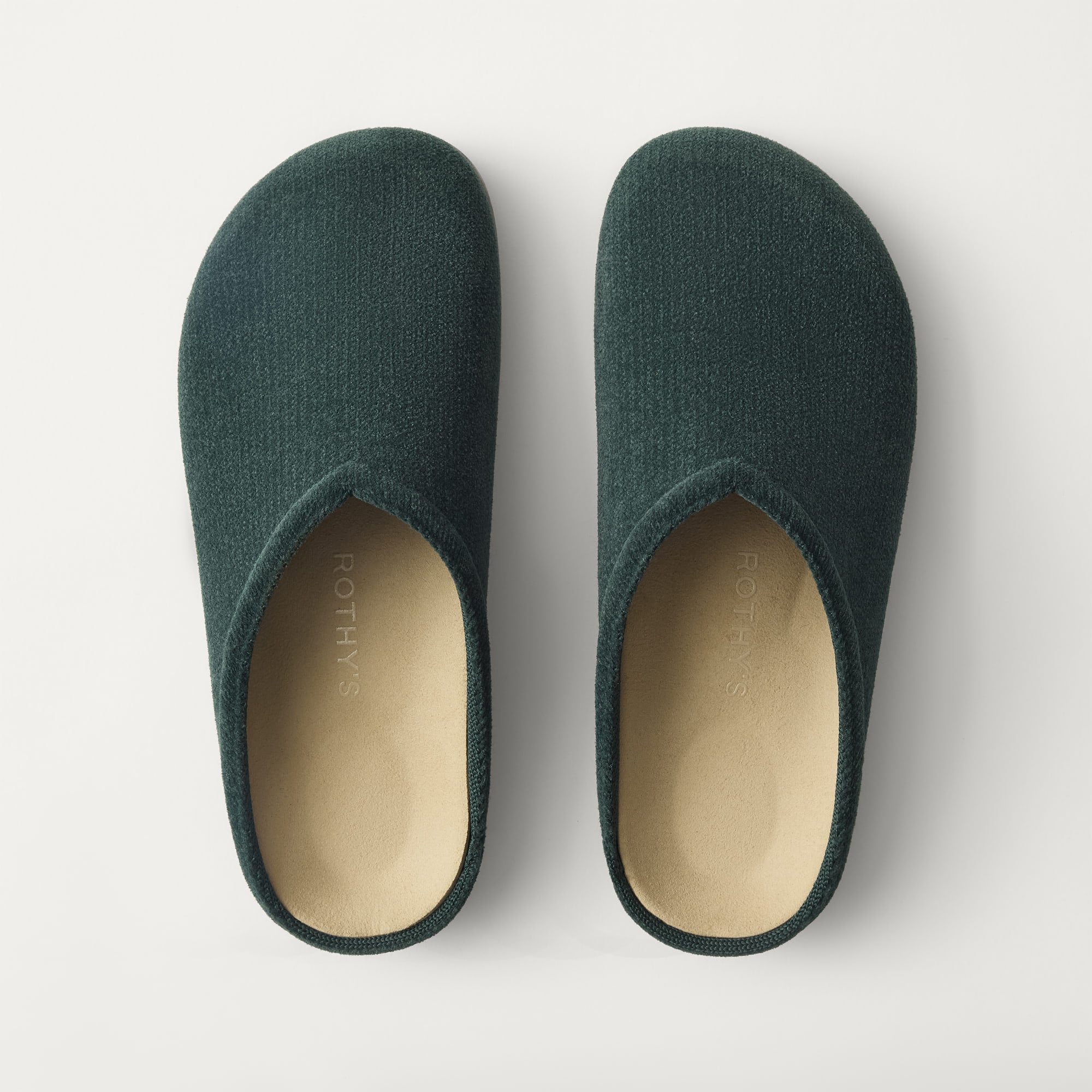PDP |The Casual Clog in ReVelvet™ Pine shown from the top. 