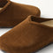 The toe and vamp of The Casual Clog, in diagonal view.