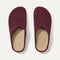 The Casual Clog in ReVelvet™ Syrah shown from the top. 