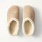 PDP | The Après Clog in ReVelvet Cream Herringbone shown from the top.