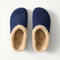 PDP | The Après Clog in ReVelvet Navy shown from the top.