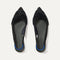 The Twist Point Slingback in Black shown from the top.