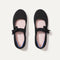 The Kids Tux Bow Mary Jane in Black shown from the top.