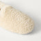 macro | Close up of the top of The Teddy Slipper in Oat Milk.