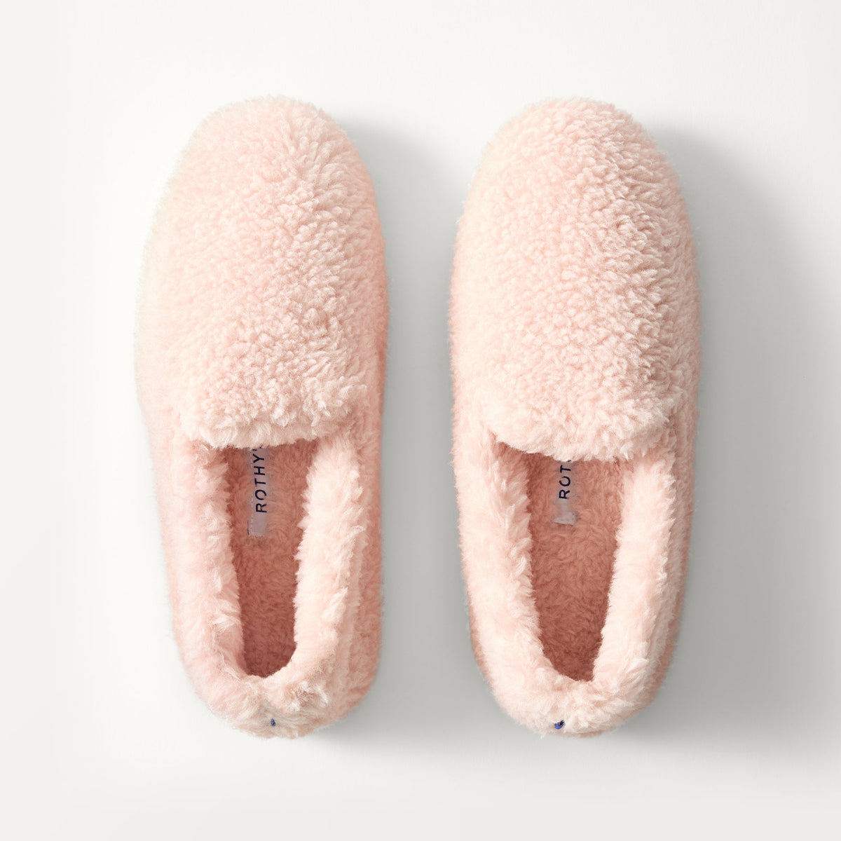 PDP | The Teddy Slipper in Sugar Cookie shown from the top.