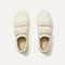 The Kids Strap Sneaker in Vanilla Ice shown from the top. 