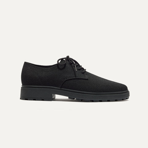 Rothy\'s The Monty Black Merino Wool Oxford Shoes Mens 8.5 NEW NIB Lace Up Rothy main image 4