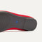 Close up of the outsole of The Double Bit Point II in Red Crisp.