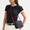 hover | Overlay::Shown with The Camera Bag (sold separately) | Alt:: The Crossbody Strap in Scarlet Chain-Knit
