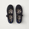 PDP | The Kids Tux Bow Mary Jane in ReVelvet™ Black shown from the top.