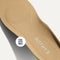 Close up of the Arch Effect Insole on The Daily Flat in Minx. 