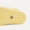 The sole of The Kids Clog in Sunny Crochet.