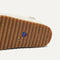 The sole of The Kids Clog in White Crochet.