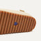 The sole of The Kids Clog in Conch.