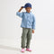 Alternate view of a child wearing The Kids Clog in Tutu. 