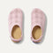 The Kids Clog in Pink Crochet shown from the top. 