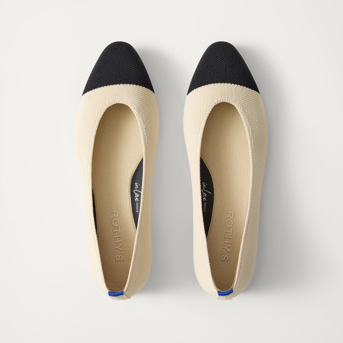 PDP | The Almond Ballet in Conch Captoe shown from the top.