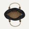 The Travel Tote in Ink, shown from above with the interior exposed.