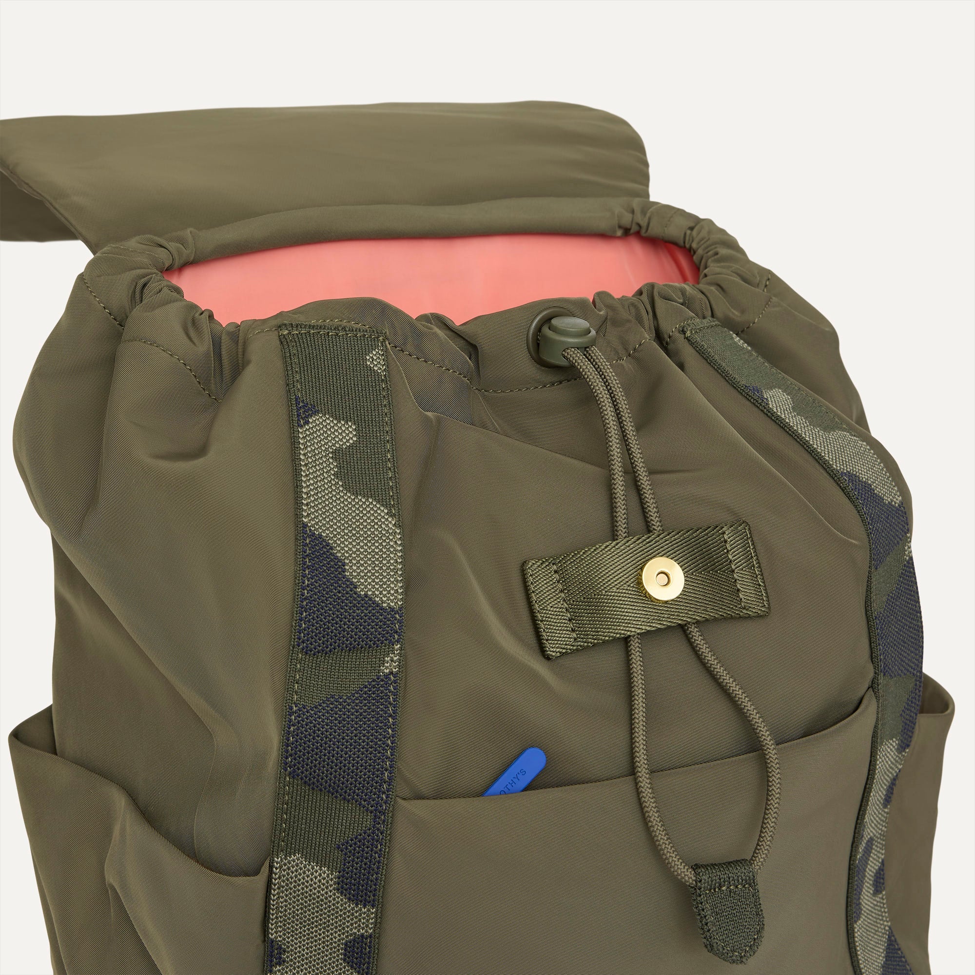 7am mini backpack camo forest Rothy's