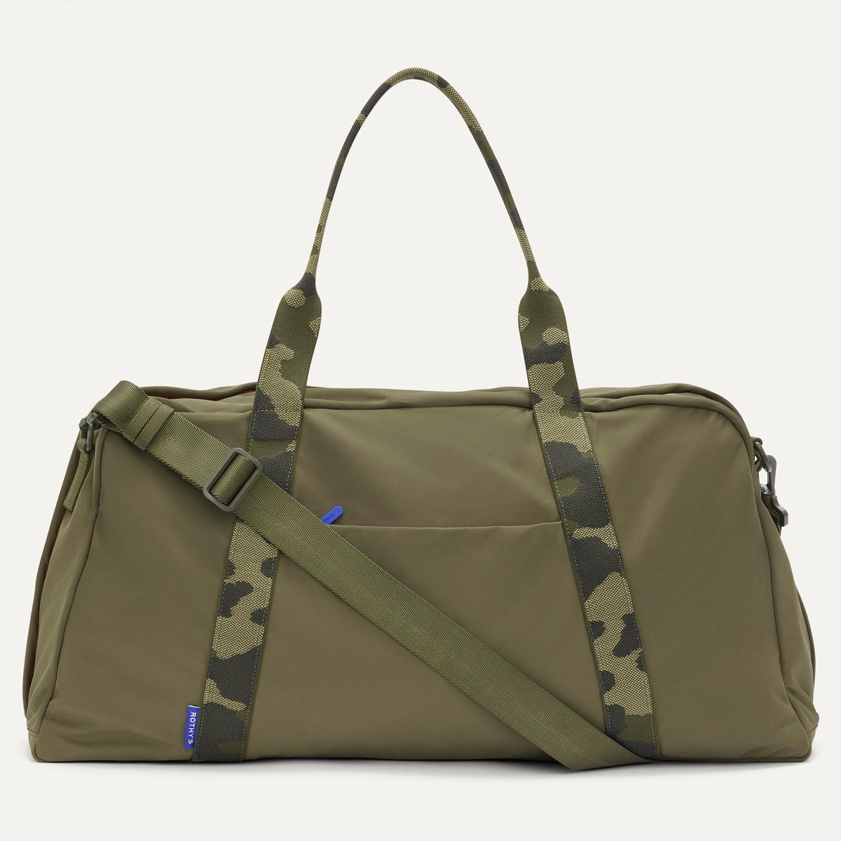 PDP |The Travel Duffle in Forest shown from the front. 